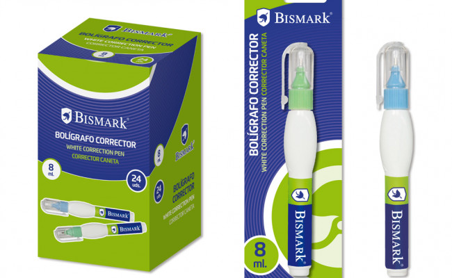 CORRECTOR BOLIGRAFO BISMARK 8 ML. 870