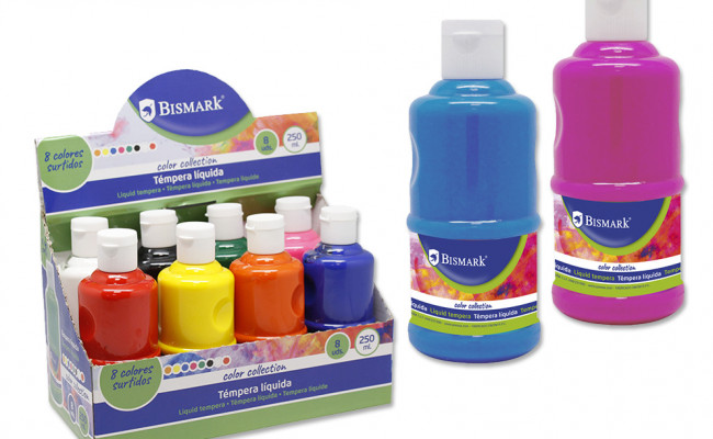 TEMPERA  LIQUIDA 250 ML COLORES BASICOS