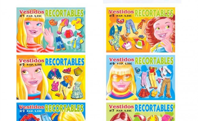 VESTIDOS RECORTABLES