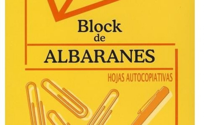 BLOCK DE ALBARANES