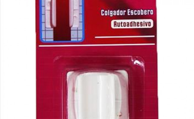 Colgador Escoba Blanco