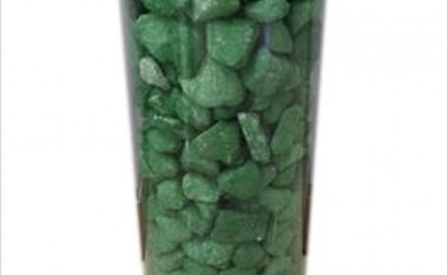 Piedras Decorativas Verde 6-9 Mm 500g