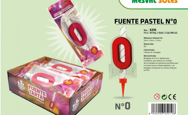 FUENTE PASTEL Nº0