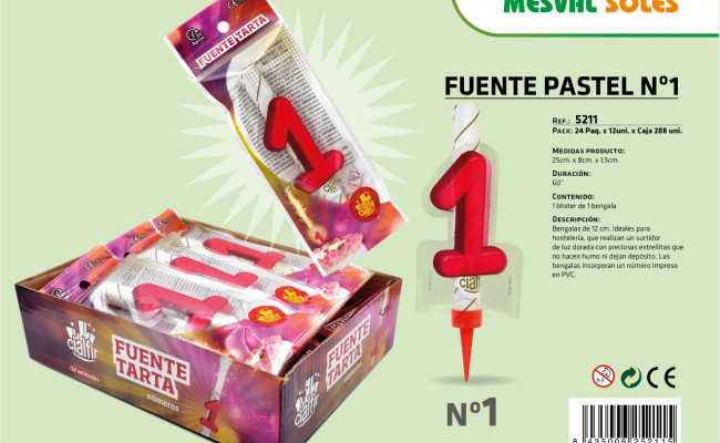 FUENTE PASTEL Nº1