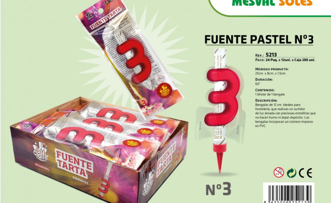 FUENTE PASTEL Nº3
