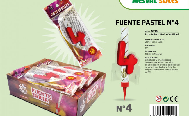 FUENTE PASTEL Nº4