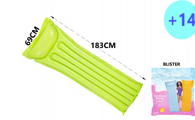COLCHONETA PVC FUNSICLE LIMA  1'68*61 CM.EDAD: +14