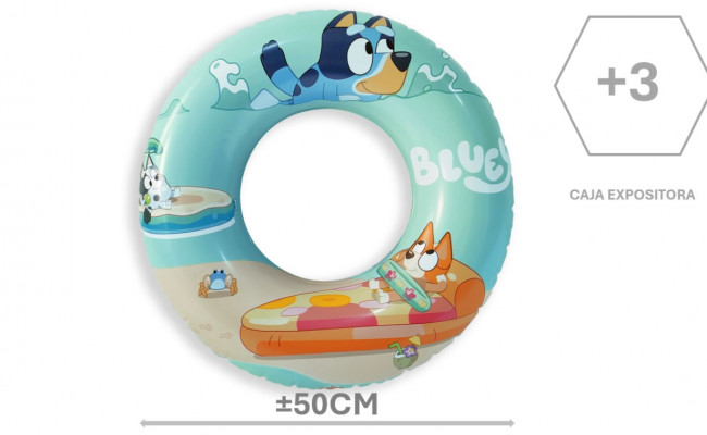 REF  I7077.CIRCULAR INFANTIL PVC 50CM BLUEY