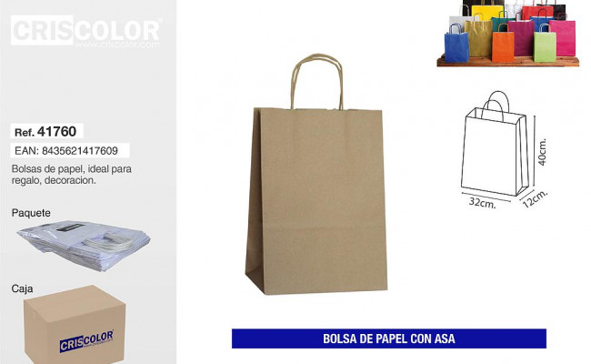 BOLSA PAPEL ASA 32+12*40