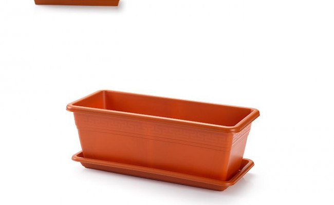 JARDINERA C/PLATO 40CM