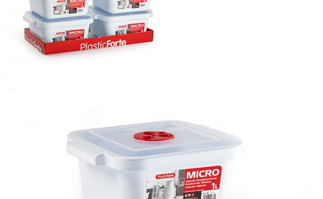 FIAMBRERA MICRO CUADRADA 1 L
