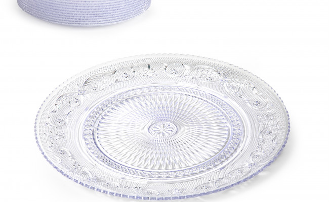 PLATO RDO CRISTAL 31 CM TRANSP.