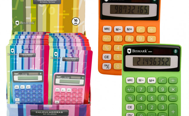 CALCULADORA 8 DIGIT. BISMARK