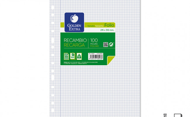 CUADERNO APAISADO CUAD 80 H.