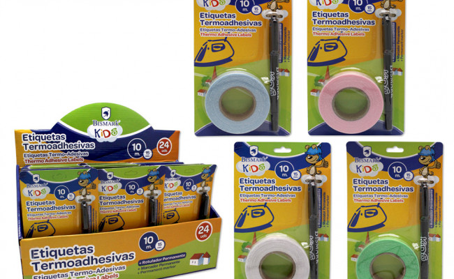 ETIQUETAS TERMOADHESIVAS MARCA ROPA C/ ROTULADOR