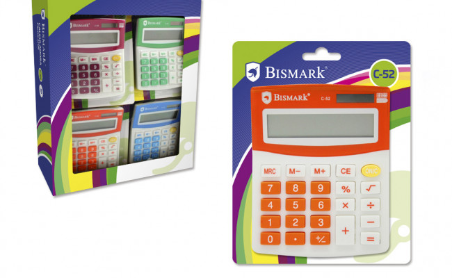 CALCULADORA BISMARK C- 52 .8 DIGITOS