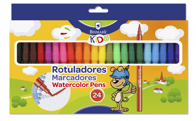 ROTULADORES BISMARK 24 COLORES