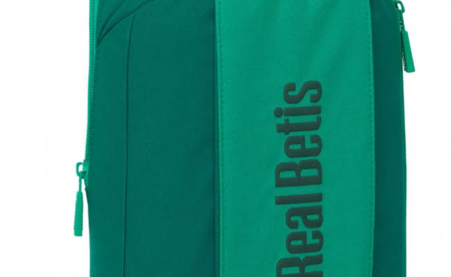 MINI MOCHILA CREMALLERA VERTICAL RES AGU REAL BETIS BALOMPIE